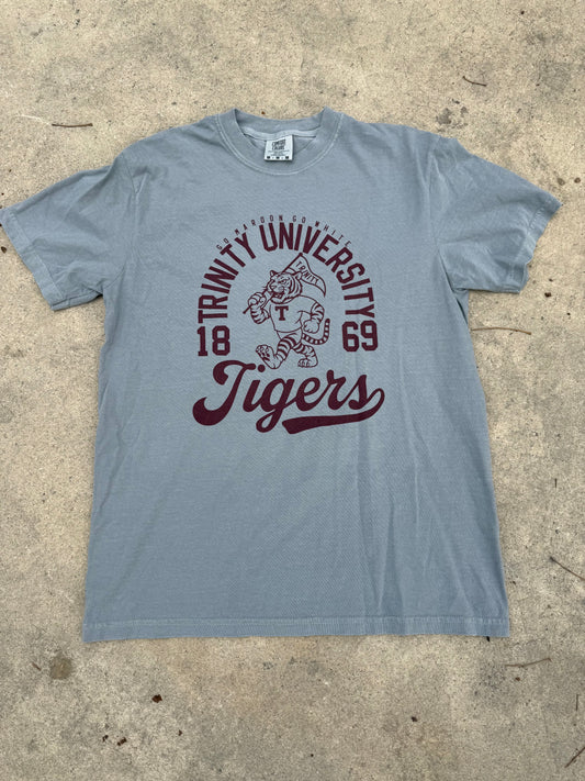 Gray Comfort Color Vintage 1869 Tee