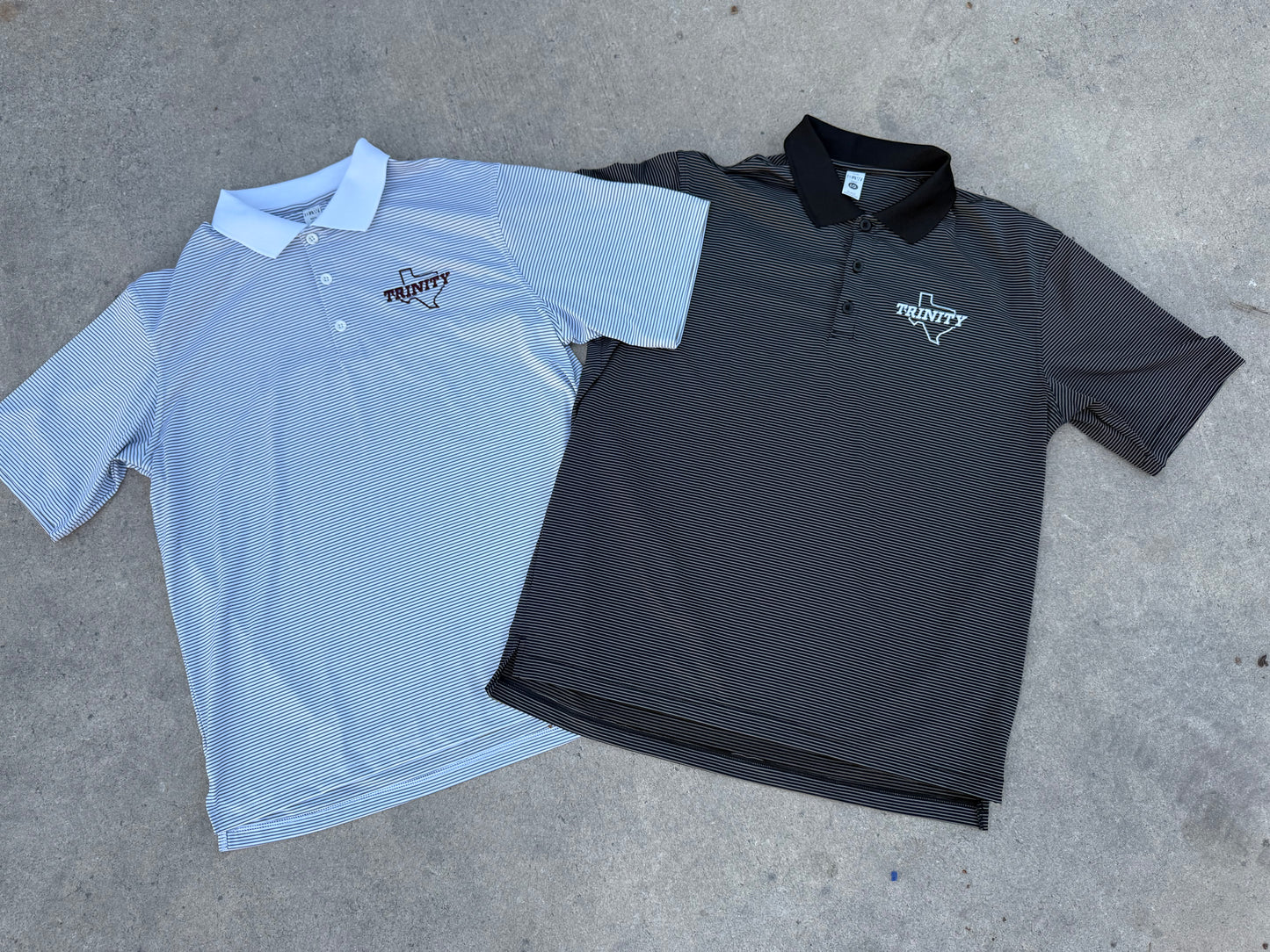 Trinity Striped Drifit Polo