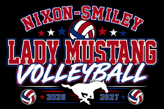 NS Lady Mustang Volleyball Fan and Player Shirt