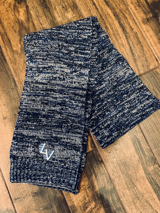 LV embroidered scarf