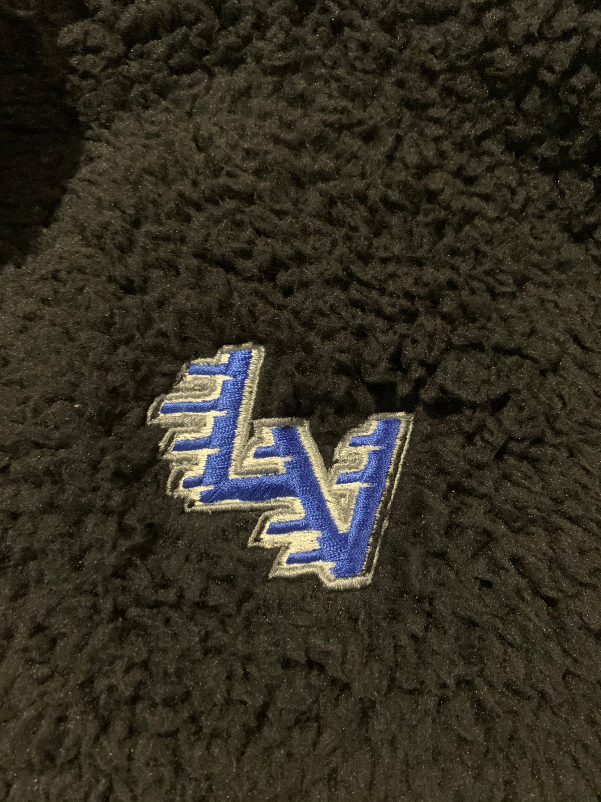 LV Sherpa Zip up Jacket - Black – AC's Custom Tees